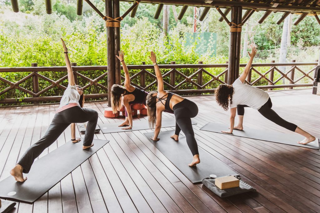 Shanti-Som Wellbeing Retreat yoga class Marbella