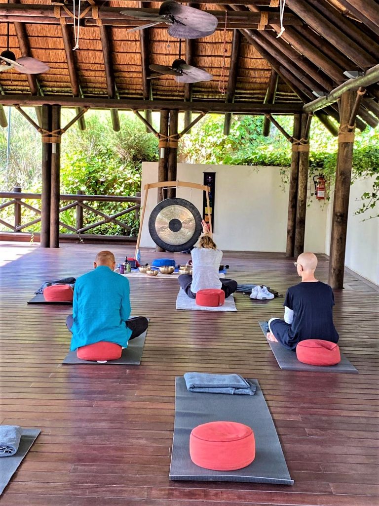 Shanti-Som Wellbeing Retreat sound healing session