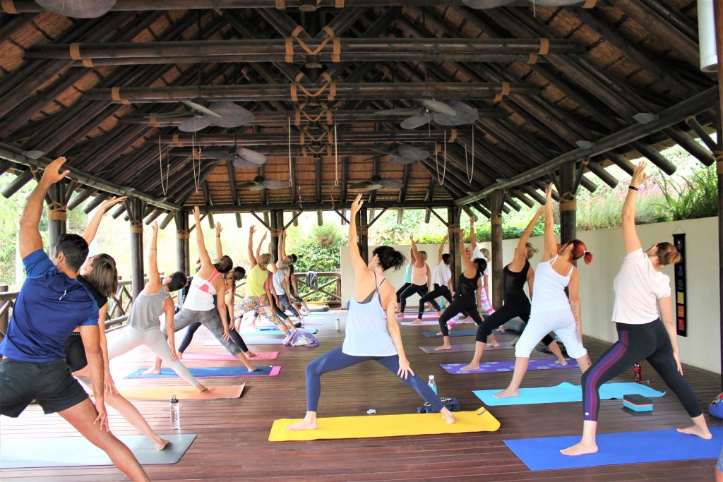 Shanti-Som Wellbeing Retreat group yoga class